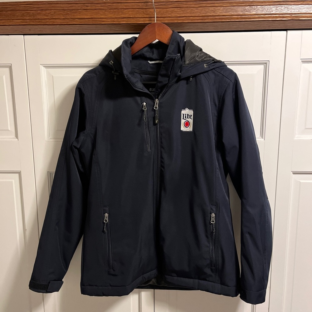 Miller lite branded winter coat